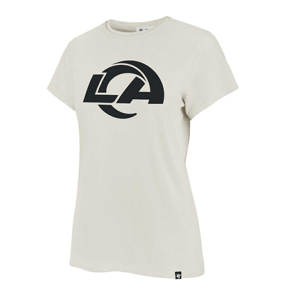 Los Angeles Rams '47 Women's Panthera Frankie T-Shirt - Cream - 47 brand