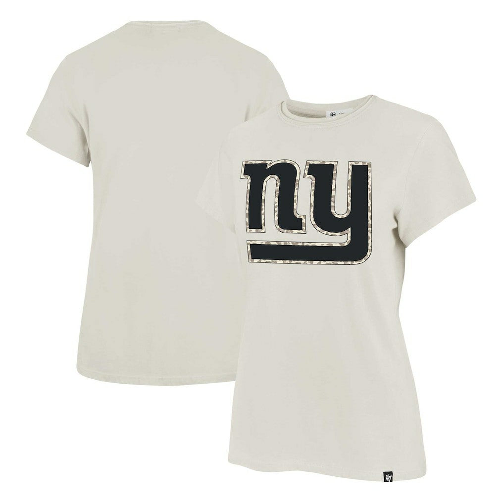 New York Giants '47 Women's Panthera Frankie T-Shirt - Cream - NFL