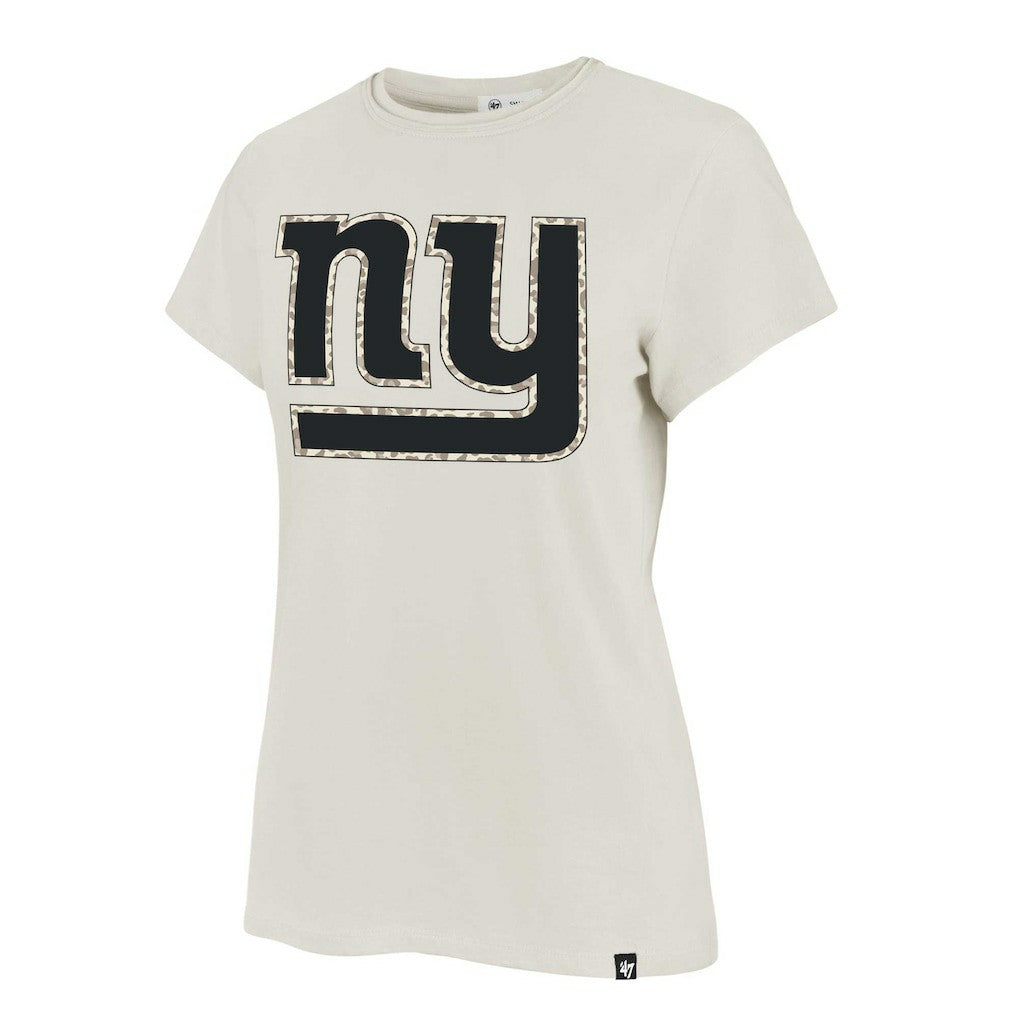 New York Giants '47 Women's Panthera Frankie T-Shirt - Cream - NFL