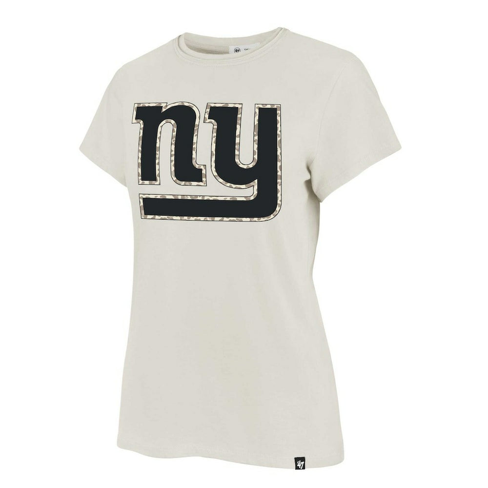 New York Giants '47 Women's Panthera Frankie T-Shirt - Cream - NFL