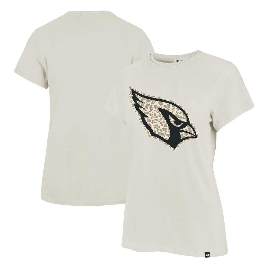 Arizona Cardinals '47 Women's Panthera Frankie T-Shirt - Cream - 47 brand