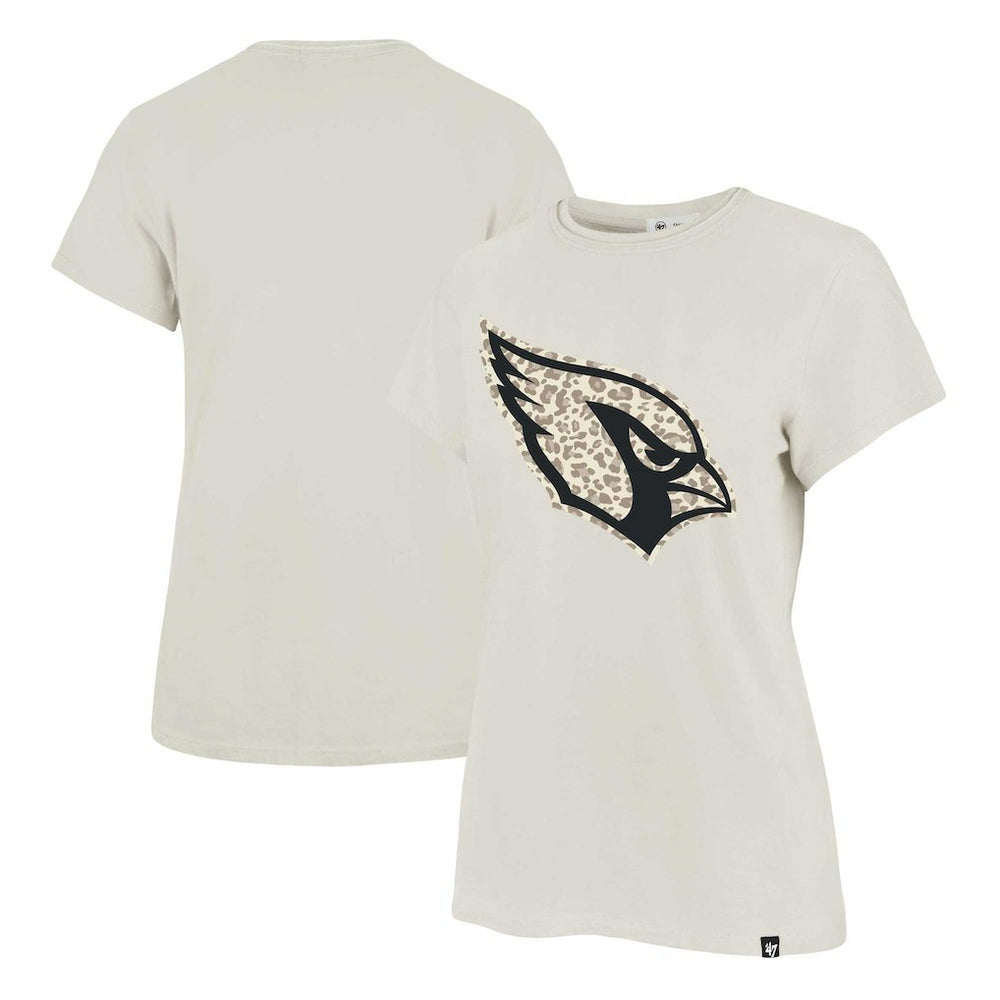 Arizona Cardinals '47 Women's Panthera Frankie T-Shirt - Cream - 47 brand