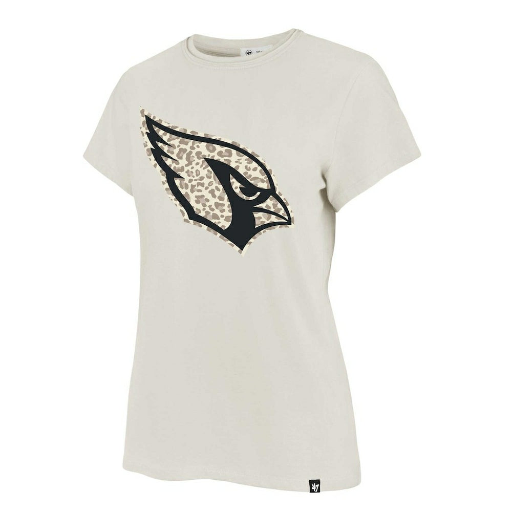 Arizona Cardinals '47 Women's Panthera Frankie T-Shirt - Cream - 47 brand