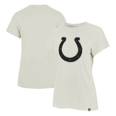 Indianapolis Colts '47 Women's Panthera Frankie T-Shirt - Cream - 47 brand