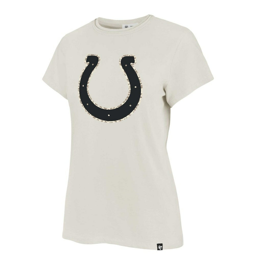 Indianapolis Colts '47 Women's Panthera Frankie T-Shirt - Cream - 47 brand