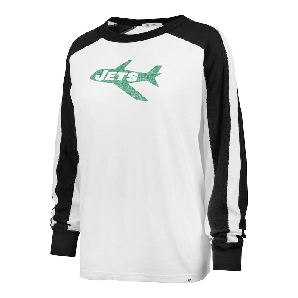 New York Jets '47 Women's Premier Caribou Long Sleeve T-Shirt - White - 47 brand
