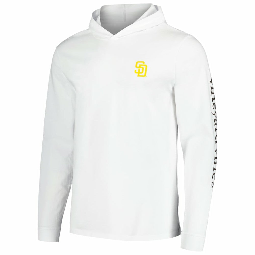 San Diego Padres Vineyard Vines Long Sleeve Hoodie T-Shirt Online