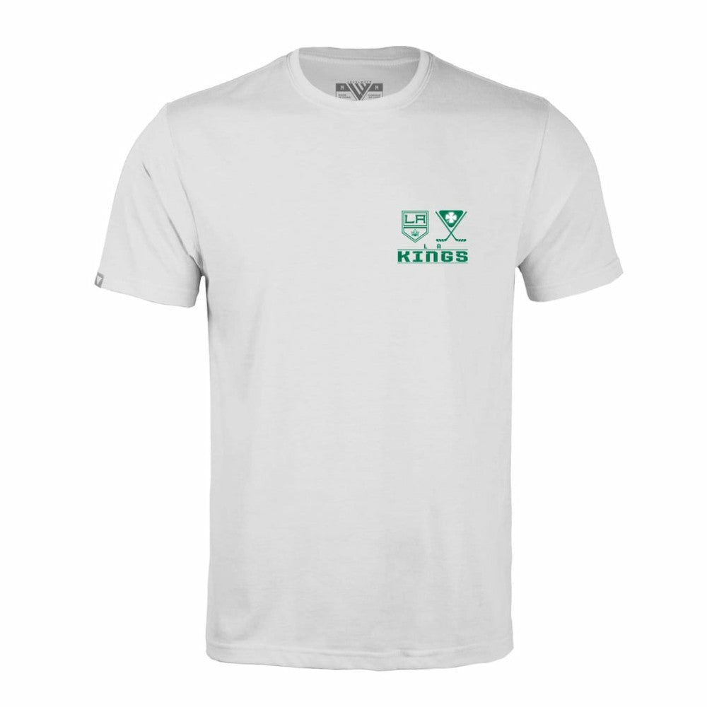 Los Angeles Kings Levelwear St. Patrick's Day Richmond T-Shirt - White | NHL Clearance