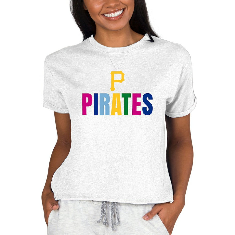 Pittsburgh Pirates Concepts Sport Women's Mainstream Terry Sweatshirt Outlet