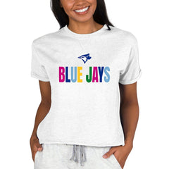 Toronto Blue Jays Concepts Sport Women's Mainstream Terry Sweatshirt Outlet