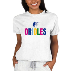 Baltimore Orioles Concepts Sport Women's Mainstream Terry Sweatshirt Discount