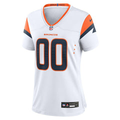 Denver Broncos Women's Mile High Collection Custom Game Jersey - White - Nike