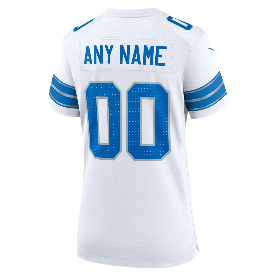 Detroit Lions Women's Custom Game Jersey - White - Nike