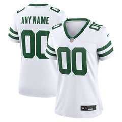 New York Jets Women's Custom Game Jersey - Legacy White - Nike