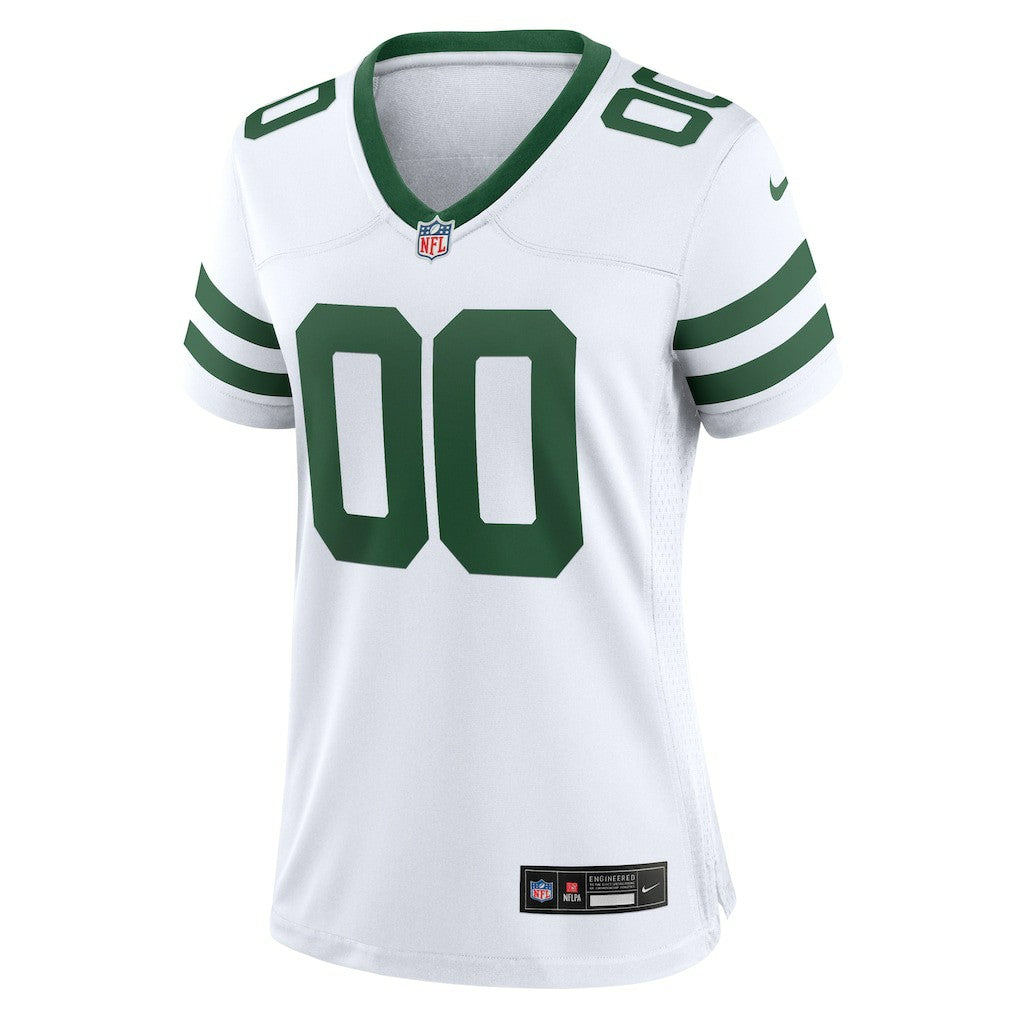 New York Jets Women's Custom Game Jersey - Legacy White - Nike