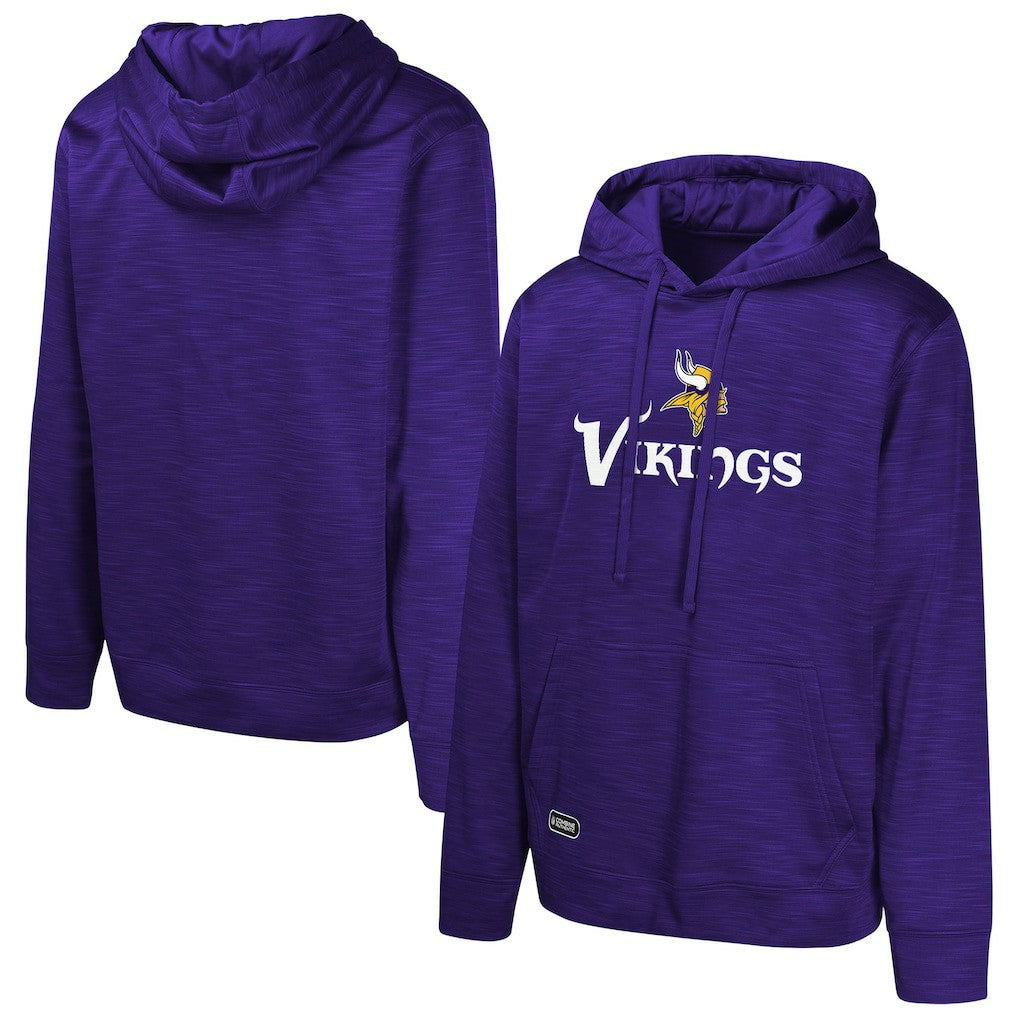 Minnesota Vikings Streak Fleece Pullover Hoodie - Purple - NFL