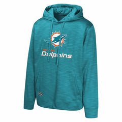 Miami Dolphins Streak Fleece Pullover Hoodie - Aqua - NFL