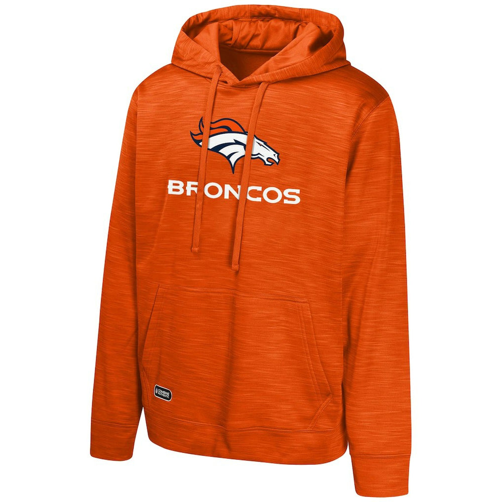 Denver Broncos Streak Fleece Pullover Hoodie - Orange - NFL