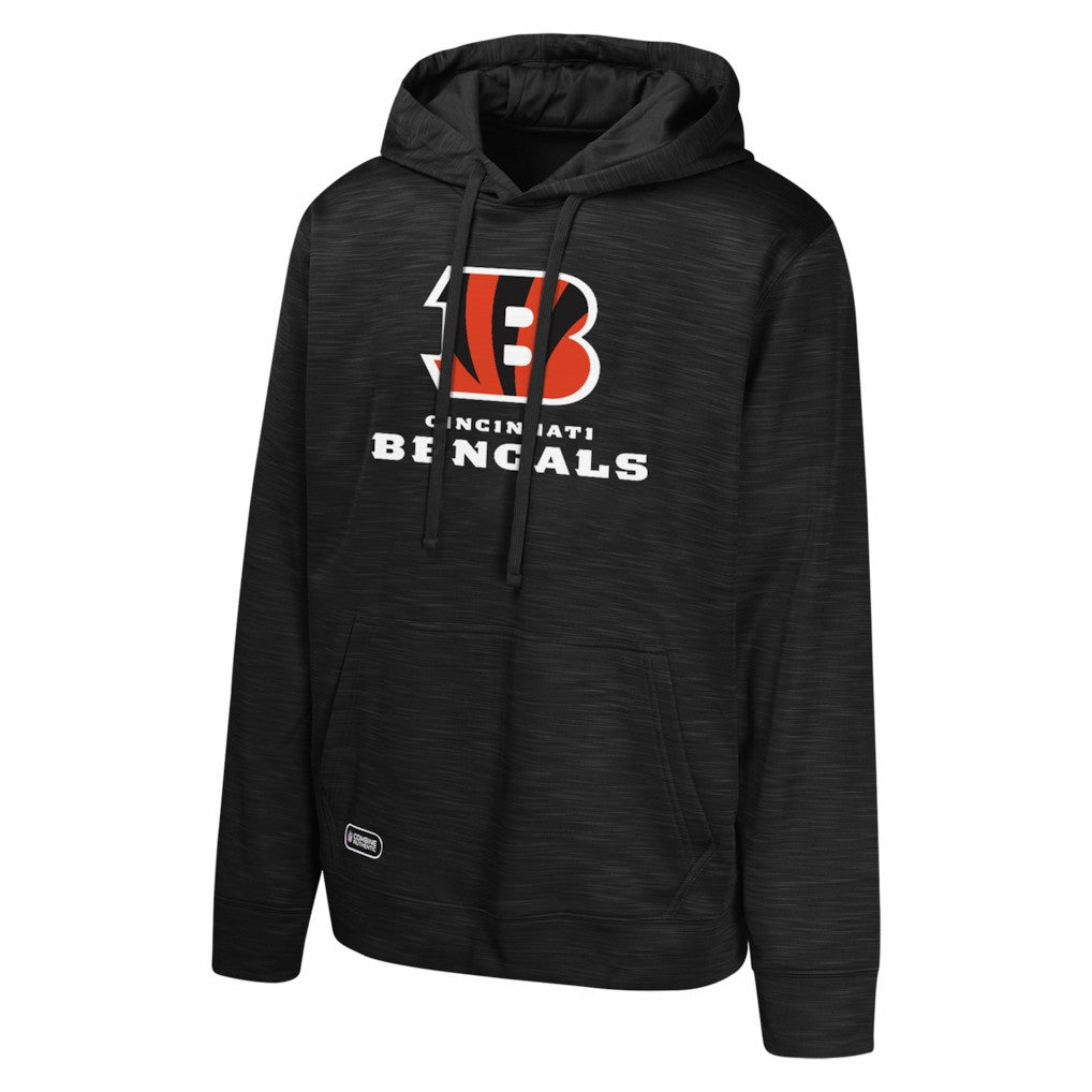 Cincinnati Bengals Streak Fleece Pullover Hoodie - Black - NFL
