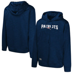 New England Patriots Streak Fleece Pullover Hoodie - Navy - NFL