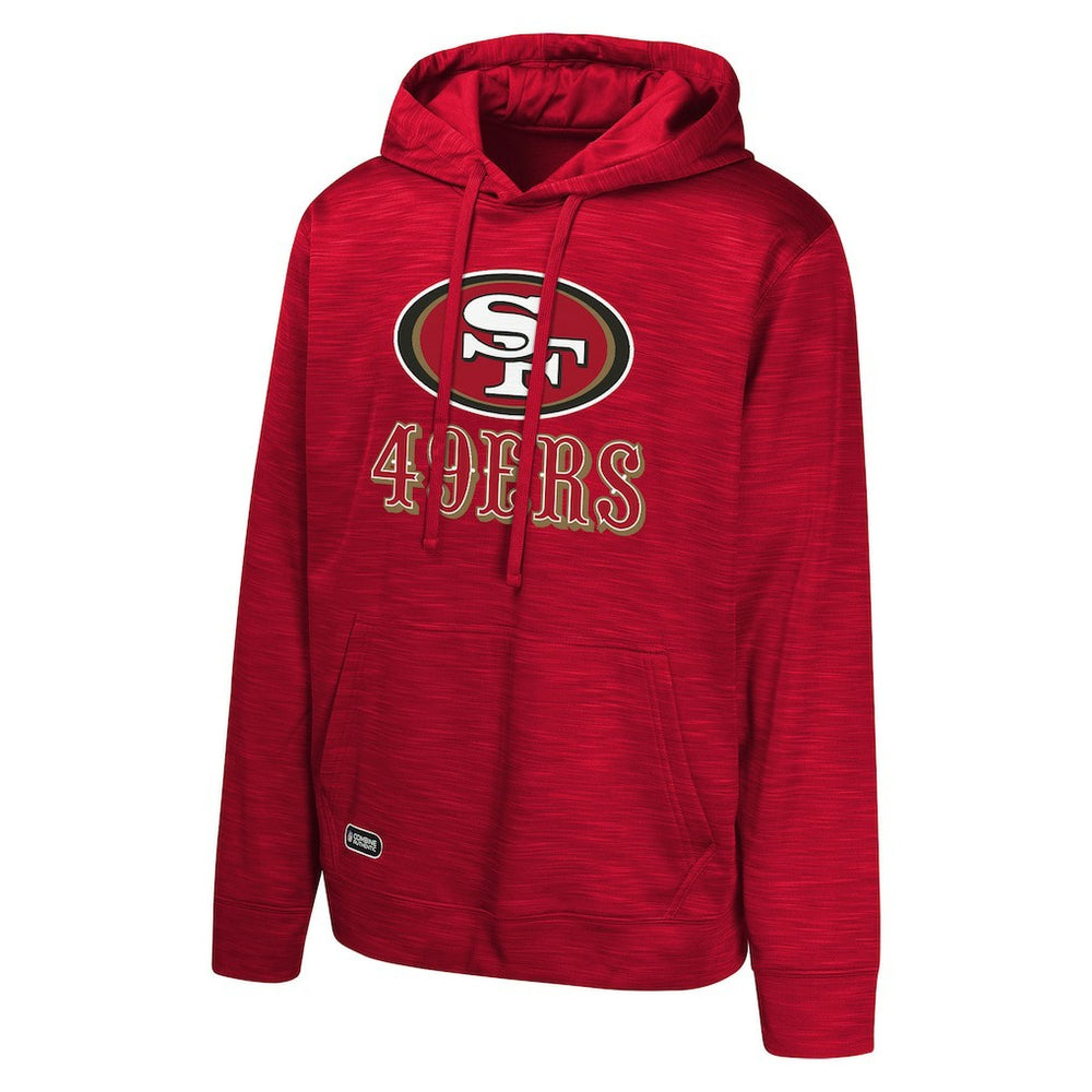 San Francisco 49ers Streak Fleece Pullover Hoodie - Scarlet - NFL