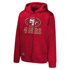 San Francisco 49ers Streak Fleece Pullover Hoodie - Scarlet - NFL