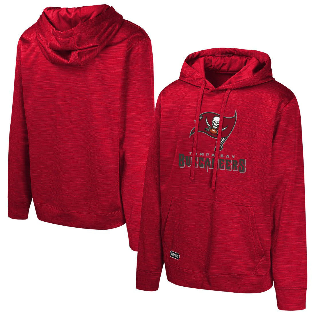 Tampa Bay Buccaneers Streak Fleece Pullover Hoodie - Red - NFL