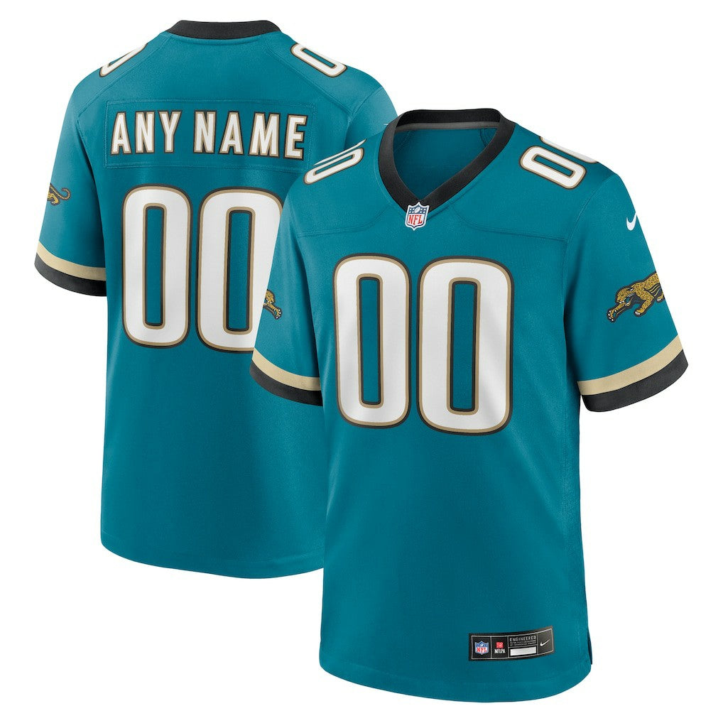 Jacksonville Jaguars Prowler Throwback Custom Game Jersey - Teal - Nike