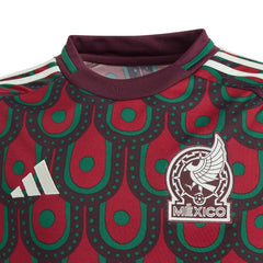 Adidas - Mexico National Team Youth 2024 Home Replica Jersey - Burgundy