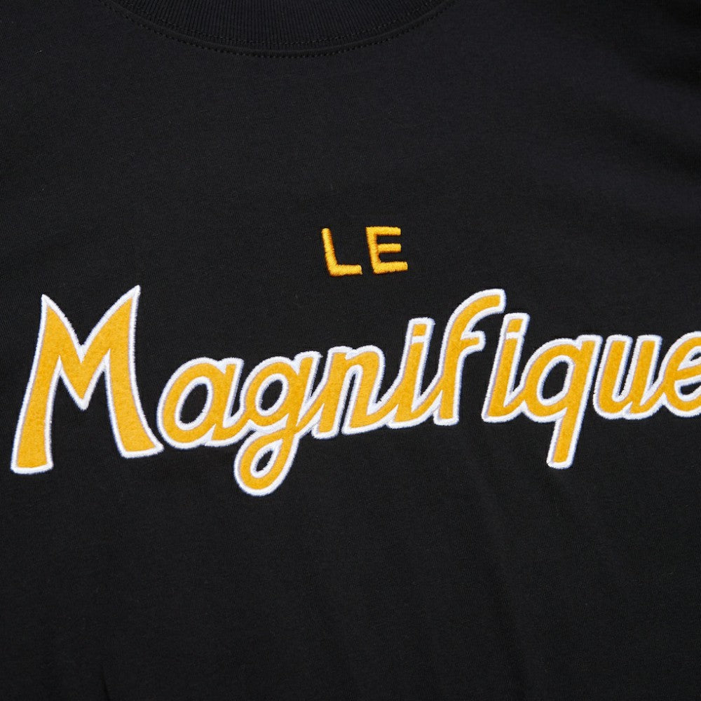 Mario Lemieux Pittsburgh Penguins Mitchell & Ness Premium Nickname Vintage Logo T-Shirt - Black | NHL Clearance
