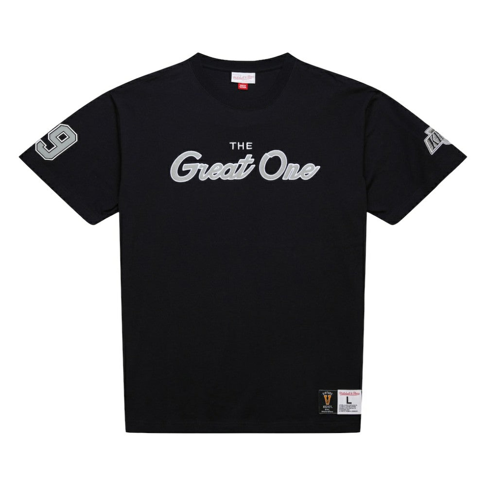 Wayne Gretzky Los Angeles Kings Mitchell & Ness Premium Nickname Vintage Logo T-Shirt - Black | NHL discount
