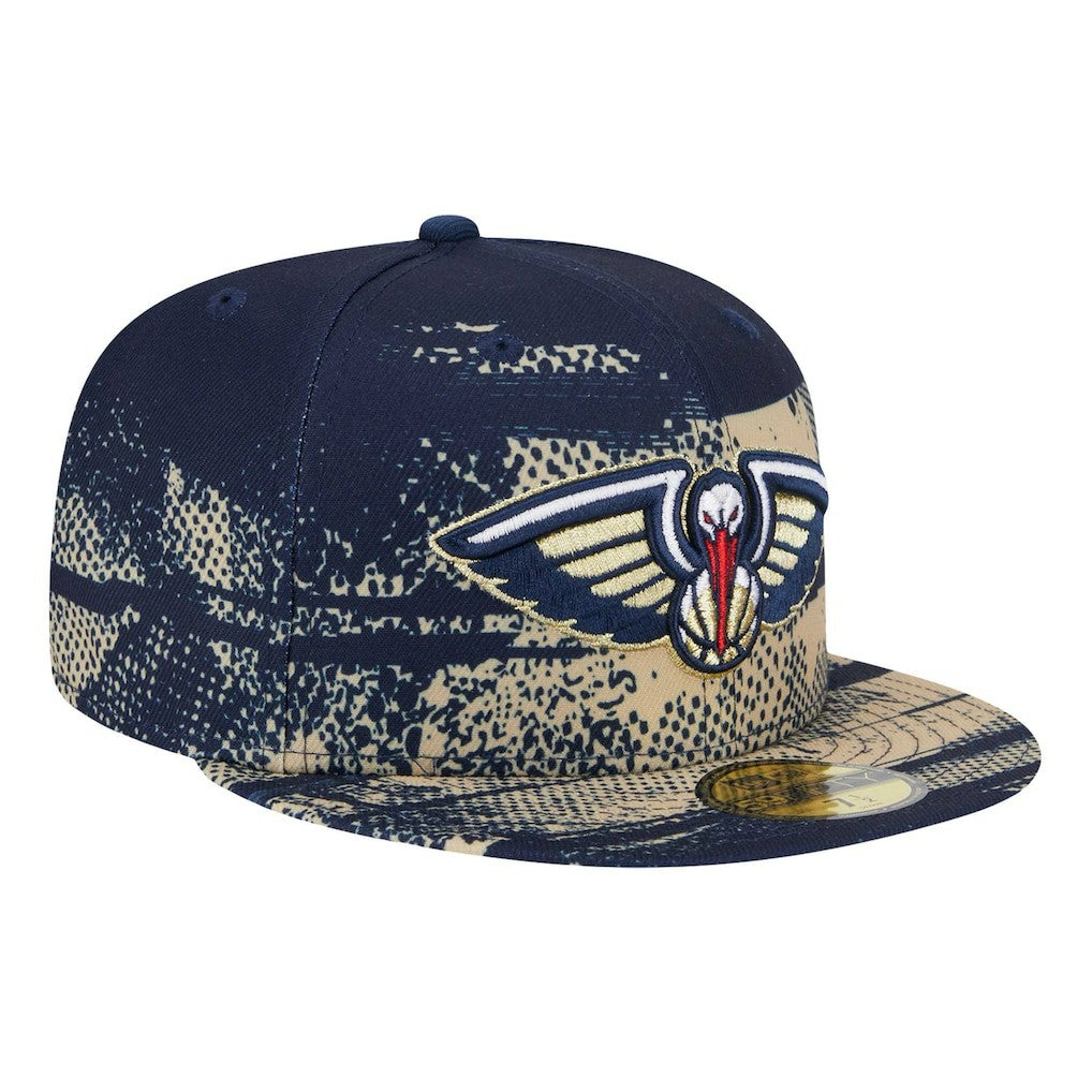 New Era New Orleans Pelicans Tip-Off 59FIFTY Fitted Hat Navy