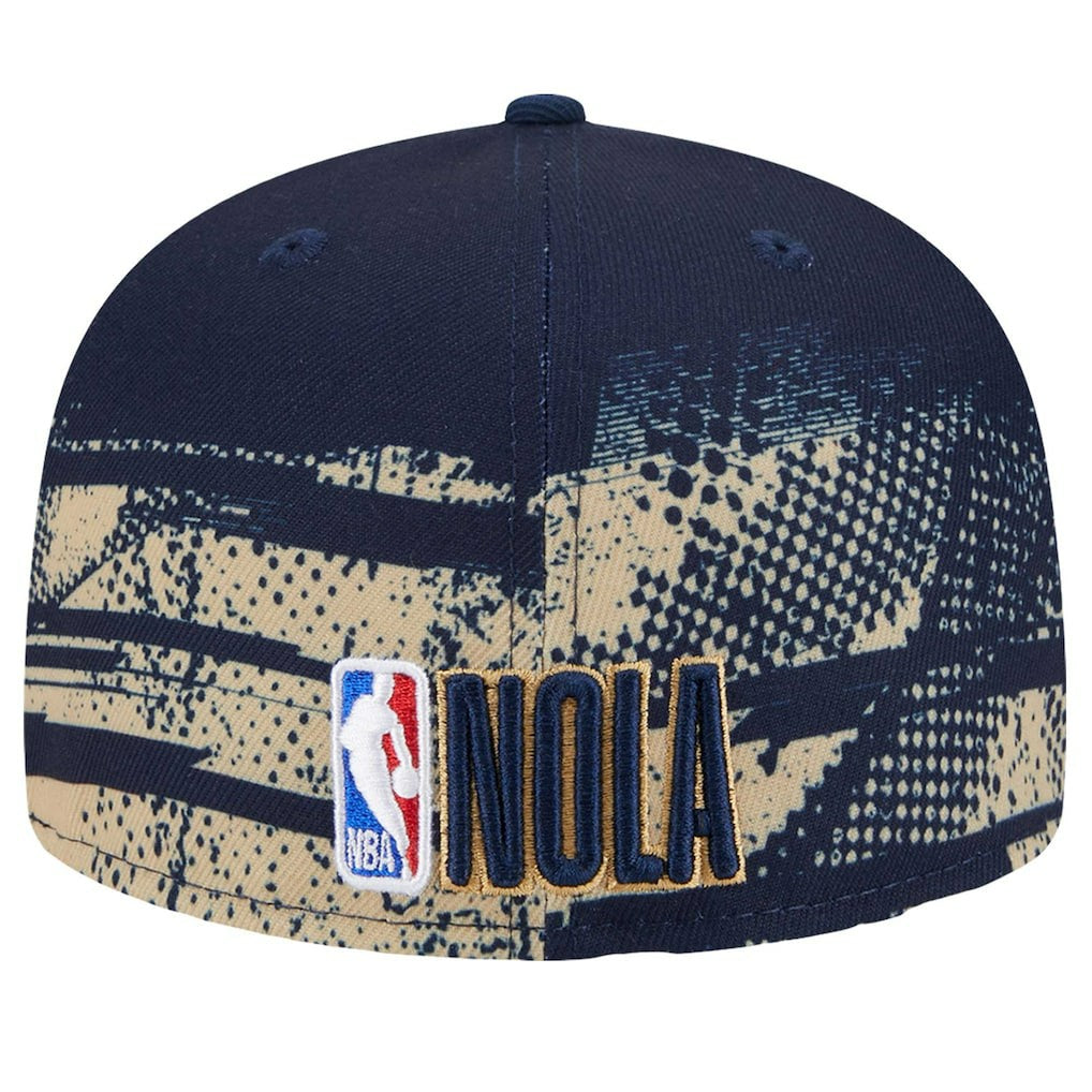 New Era New Orleans Pelicans Tip-Off 59FIFTY Fitted Hat Navy