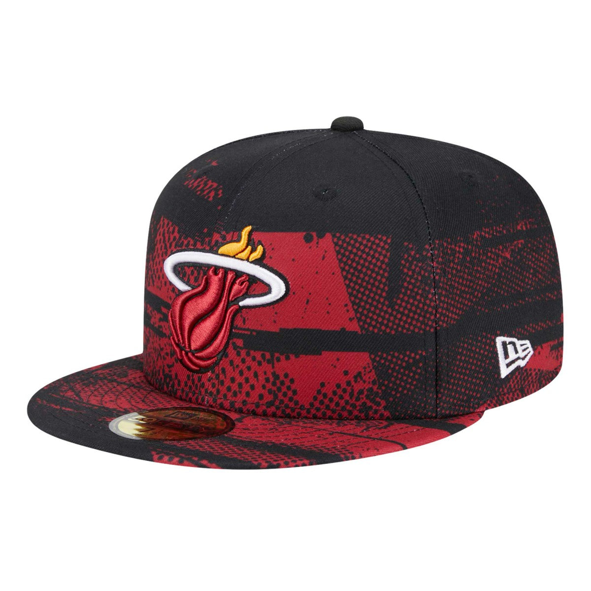 New Era Miami Heat Tip-Off 59FIFTY Fitted Hat Black