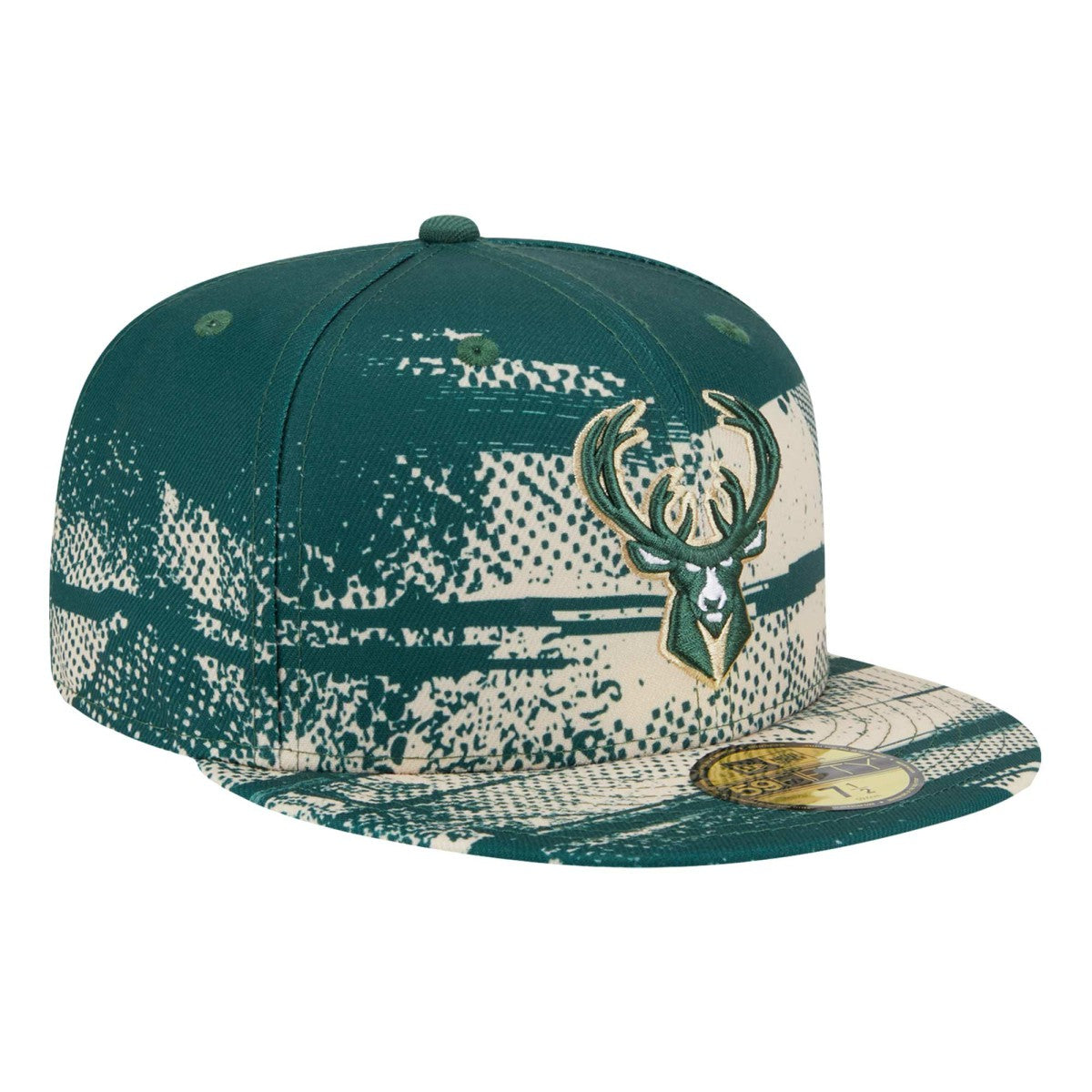 New Era Milwaukee Bucks Tip-Off 59FIFTY Fitted Hat Hunter Green