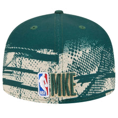 New Era Milwaukee Bucks Tip-Off 59FIFTY Fitted Hat Hunter Green