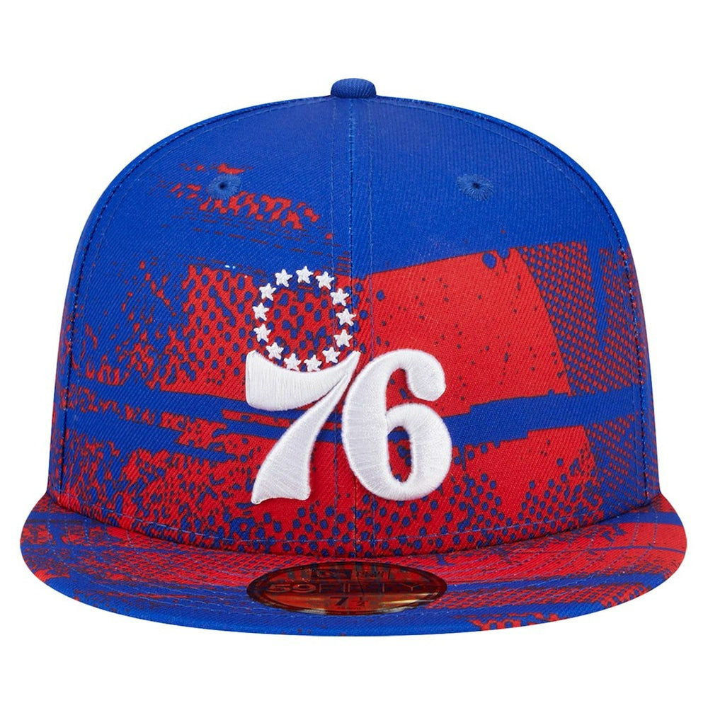 New Era Philadelphia 76ers Tip-Off 59FIFTY Fitted Hat Royal