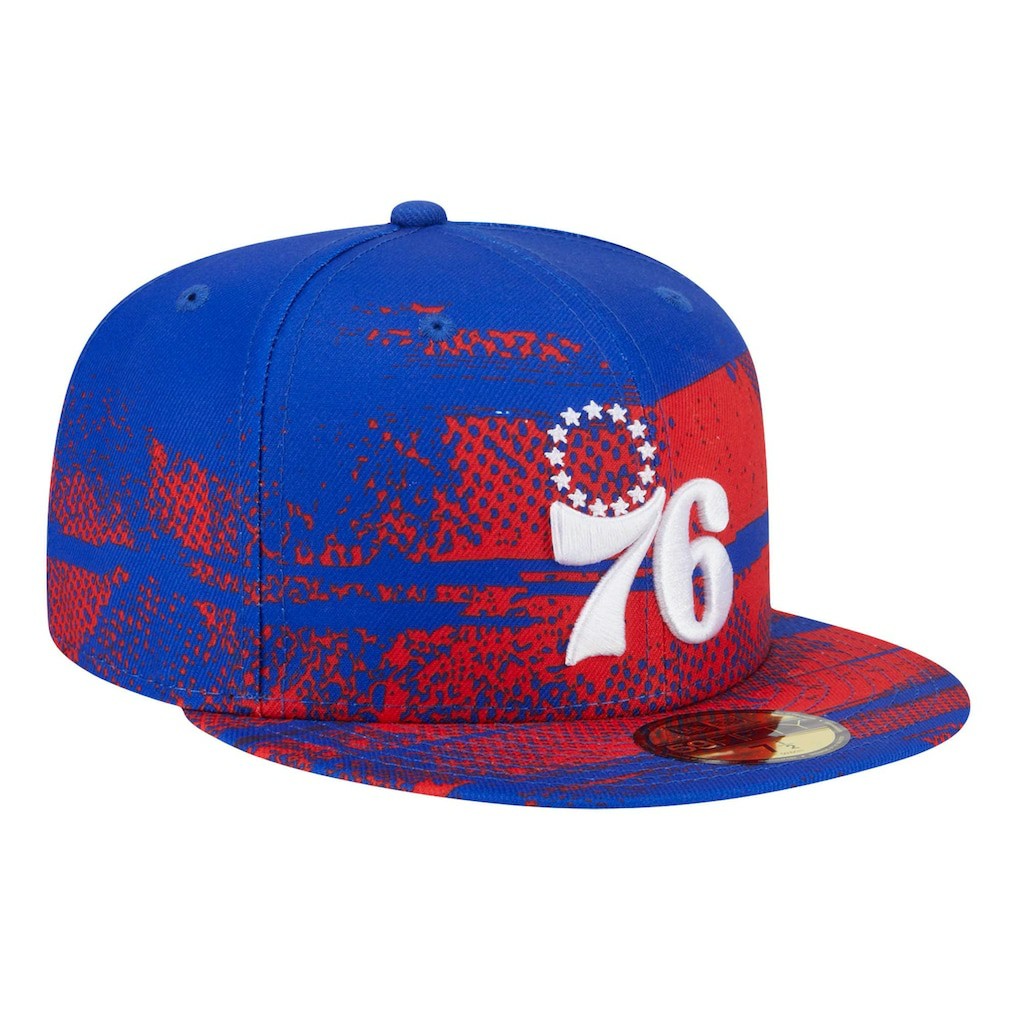 New Era Philadelphia 76ers Tip-Off 59FIFTY Fitted Hat Royal