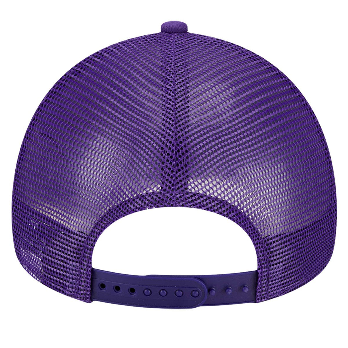 New Era Los Angeles Lakers Tip Off A-Frame Trucker 9FORTY Adjustable Hat Purple/Gold