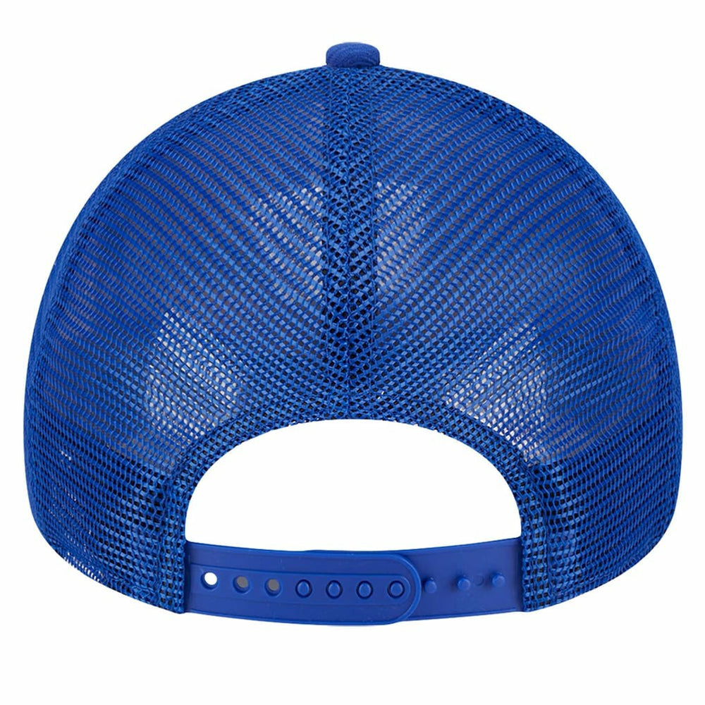 New Era Philadelphia 76ers Tip Off A-Frame Trucker 9FORTY Adjustable Hat Royal/Red