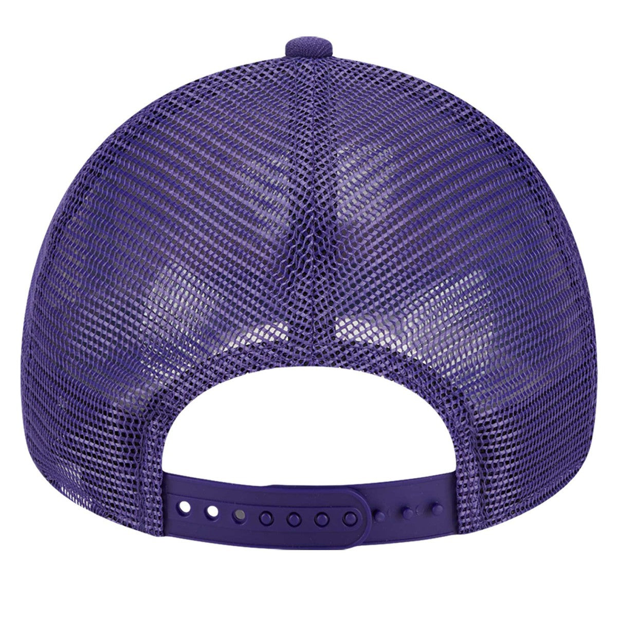 New Era Phoenix Suns Tip Off A-Frame Trucker 9FORTY Adjustable Hat Purple/Orange