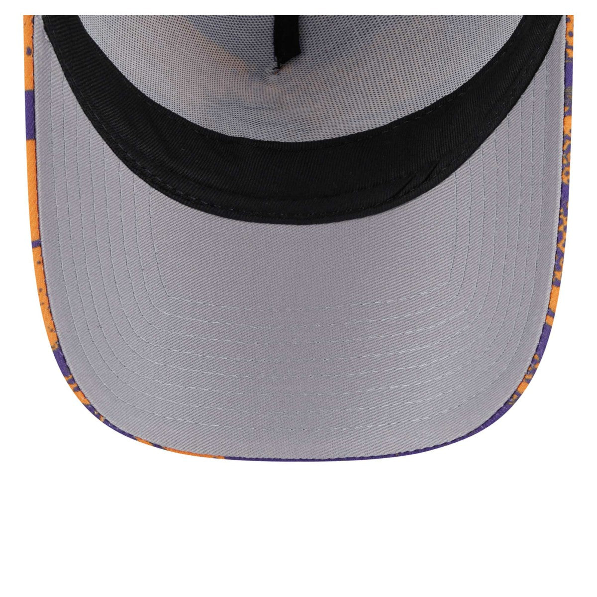 New Era Phoenix Suns Tip Off A-Frame Trucker 9FORTY Adjustable Hat Purple/Orange