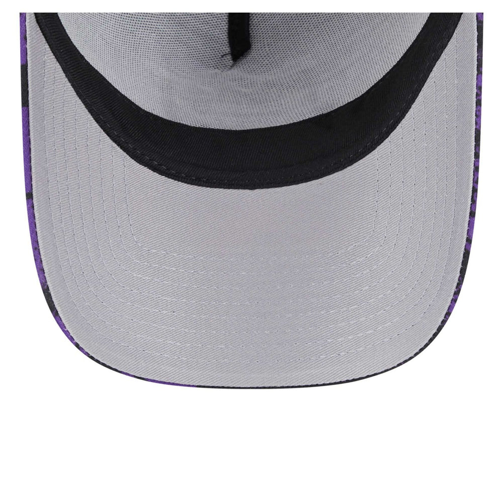 New Era Sacramento Kings Tip Off A-Frame Trucker 9FORTY Adjustable Hat Black/Purple