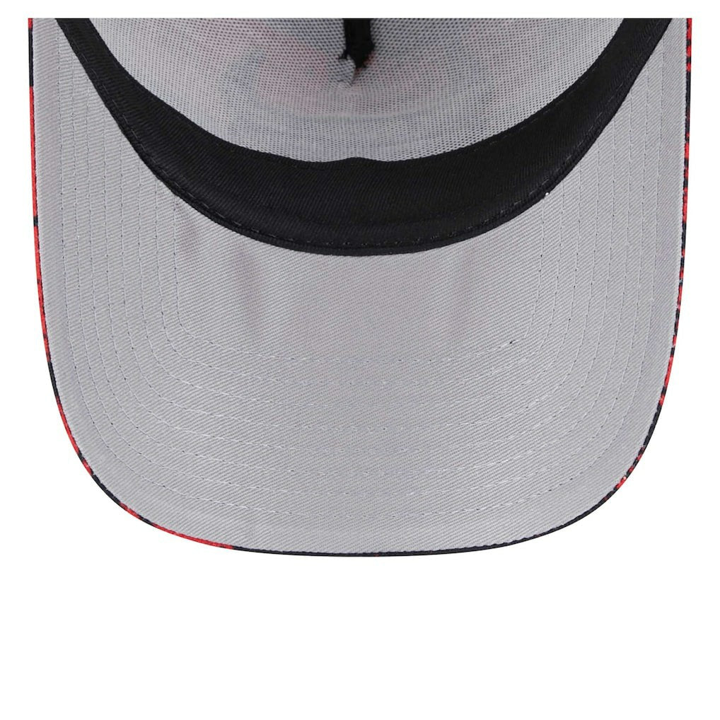 New Era Chicago Bulls Tip Off A-Frame Trucker 9FORTY Adjustable Hat Black/Red
