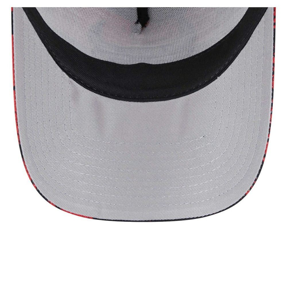 New Era Chicago Bulls Tip Off A-Frame Trucker 9FORTY Adjustable Hat Black/Red