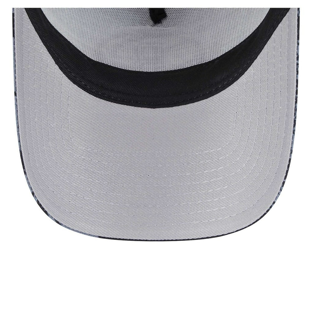 New Era Brooklyn Nets Tip Off A-Frame Trucker 9FORTY Adjustable Hat Black/Charcoal