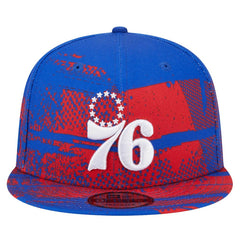 New Era Philadelphia 76ers Tip-Off 9FIFTY Snapback Hat Royal