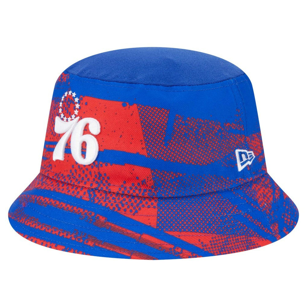 New Era Philadelphia 76ers Tip-Off Bucket Hat Royal/Red
