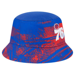 New Era Philadelphia 76ers Tip-Off Bucket Hat Royal/Red