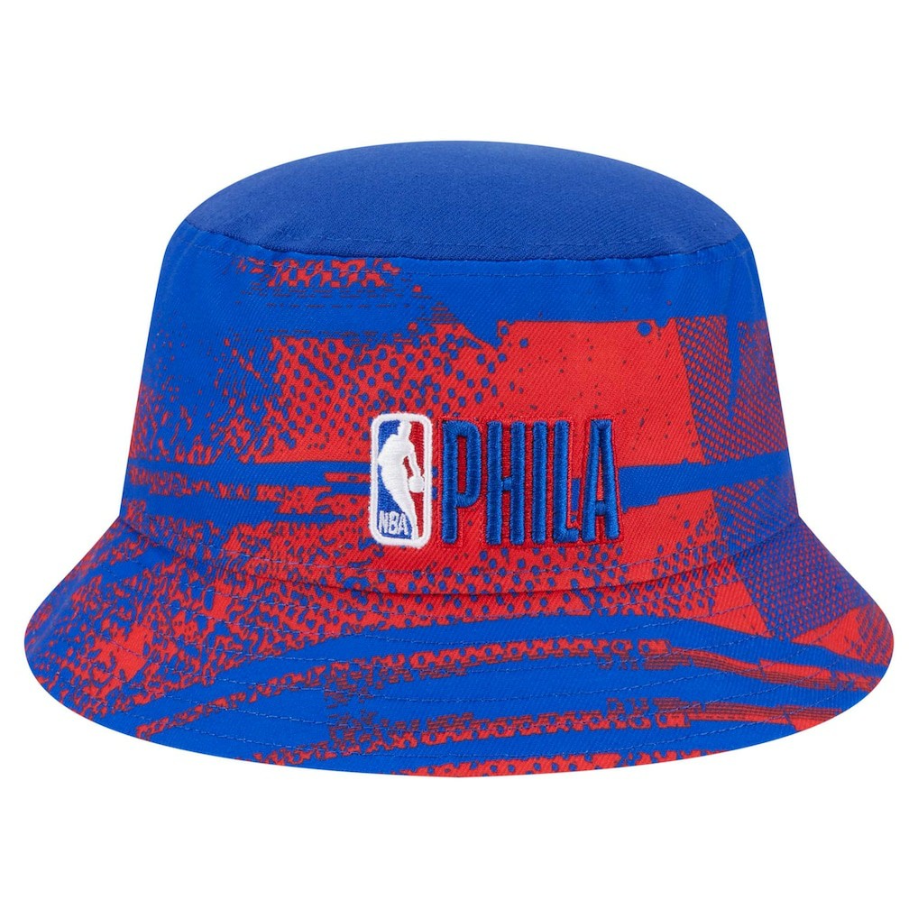 New Era Philadelphia 76ers Tip-Off Bucket Hat Royal/Red